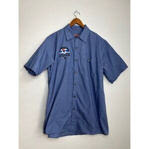 Red Kap Work Shirt Telluride Bluegrass Country Store "Don't‎ Be A Richard" Men L